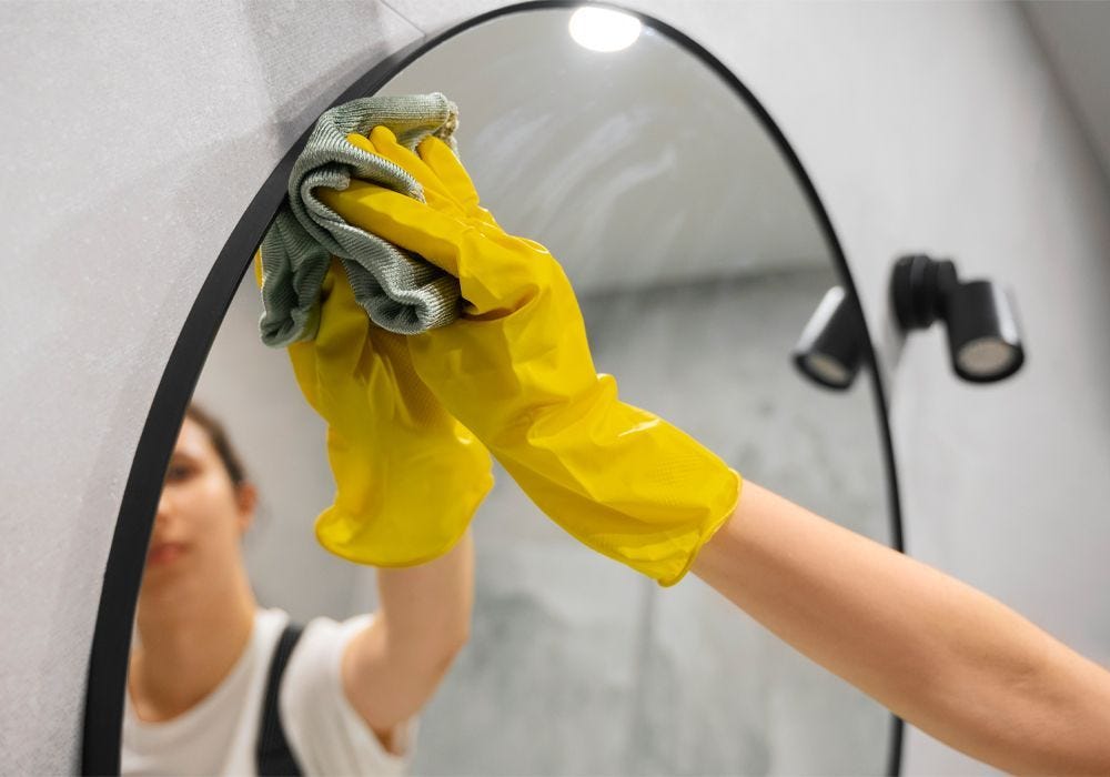 How To Clean Mirrors Without Streaks & Expensive Products