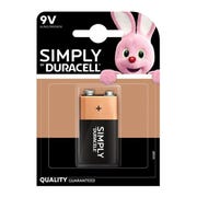 Duracell  Simply 9V Battery (1 Pack)