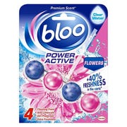 Bloo Power Active Flowers Toilet Rim Block 50g