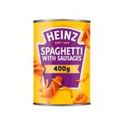 Heinz Spaghetti Sausages Tomato Sauce 400g