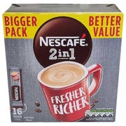 Nescafe 2 In1 Instant Coffee (Pack of 16)