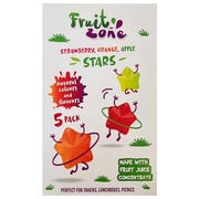 Fruit Zone Stars Strawberry, Orange & Apple, 20g (Pack of 5)