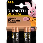 Duracell Original AAA Batteries (Pack of 4)