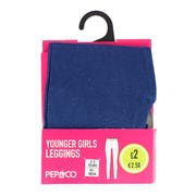 Pep&Co Younger Girls Legging Navy - Size 2-3 Years 92-82cm