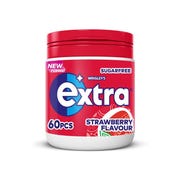 Wrigley's Extra Sugar Free Strawberry Gum (60 Pieces)