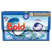 Bold All-in-1 Washing Liquid Capsules, Spring Awakening, 18 Washes