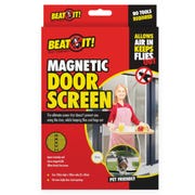 Beat It White Magnetic Door Screen