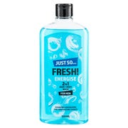 Just So Fresh Energise 2 In 1 Hair & Body Wash For Men, 500ml