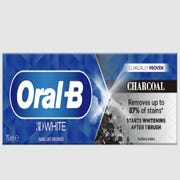 Oral-B 3D White Charcoal Toothpaste 75ml