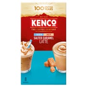 Kenco Iced Hot Salted Caramel Latte Sachets (Pack of 8)