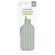 Paper Straws (Pack of 30) - Grey