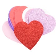 Crayola Foam Glitter Hearts (Pack of 16)