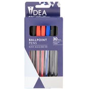 Ballpoint Mixed Pens (Pack of 30)