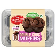 Brompton House Double Choc Muffins 10 x 25g (250g)