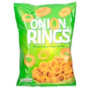 Onion Rings Onion Flavour Crispy Snacks, 180g