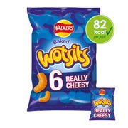 Walkers Wotsits Really Cheesy Original, 16.5g (Pack of 6)