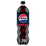 Pepsi Max No Sugar Bottle 1.25L