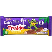 Cadbury Dairy Milk Freddo Caramel Chocolate Bar, 19.5g (Pack of 5)