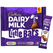 Cadbury Dairy Milk Little Bars, 18g (Pack of 6)