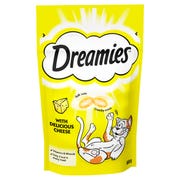 Dreamies Cat Treat Biscuits with Cheese, 60g