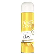 Gillette Satin Care Women's Shave Gel, Vanilla Scent with Olay, 200ml