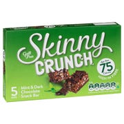 Skinny Crunch Mint & Dark Chocolate Bars, 19g (Pack of 5)