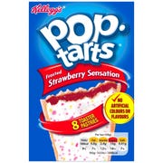 Kellogg's Pop Tarts Frosted Strawberry Sensation, 48g (Pack of 8)