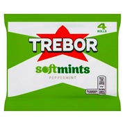 Trebor Softmints Peppermint Mints 4 Pack 179.6g